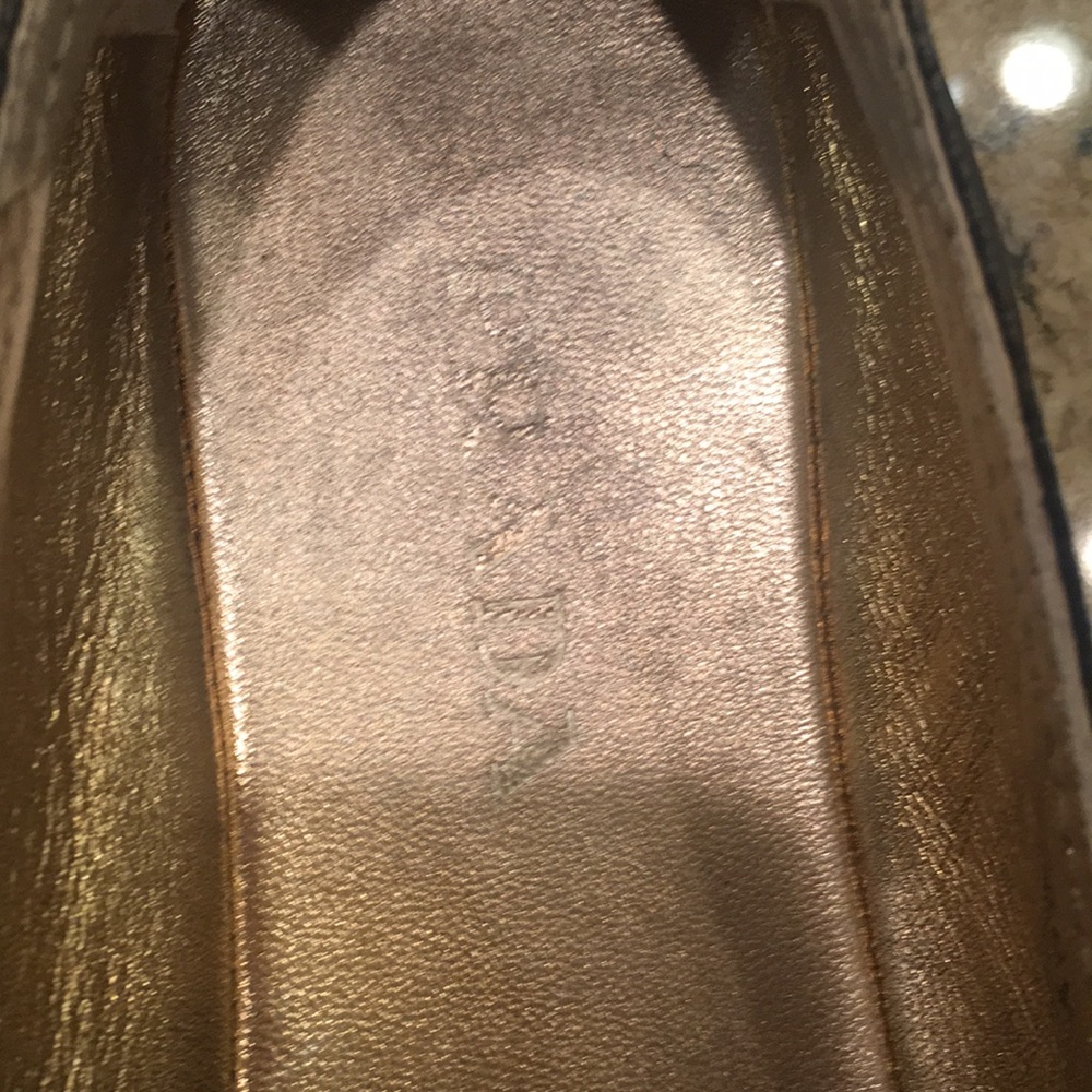Prada ladies espadrilles size 391/2 black leather - Picture 5 of 8
